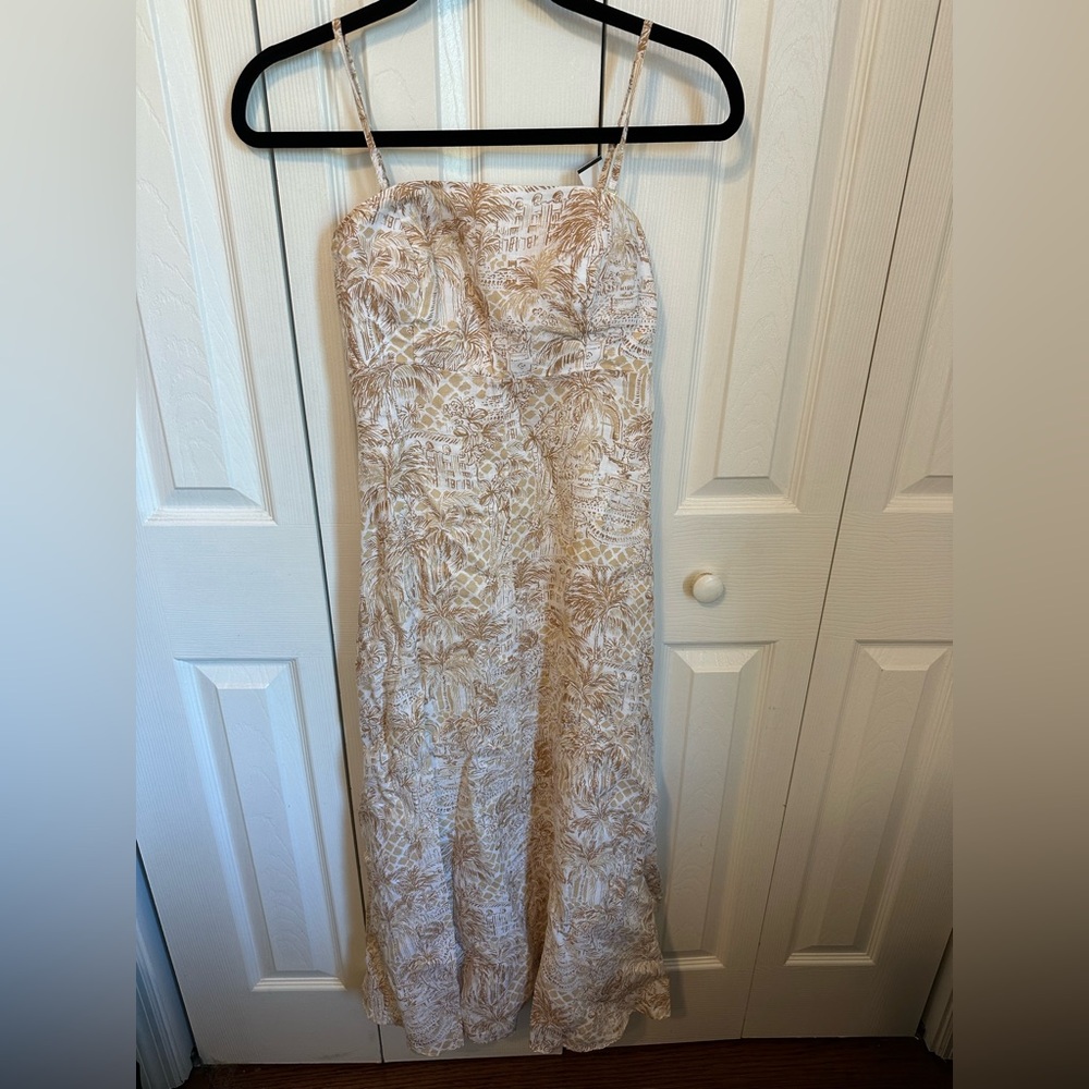 Lilly Pulitzer Jorgian Linen Midi Dress